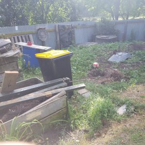 messy lawn