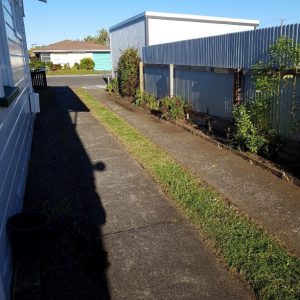 tidy driveway