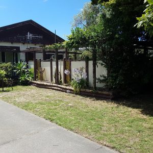 cleared driveway