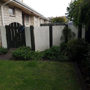 untidy fence