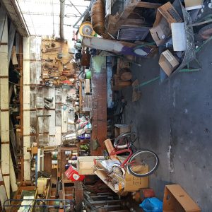 Garage full of possessions