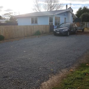tidy front yard