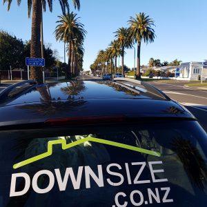 DownSize car on Kennedy Road, Napier