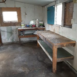 cleared garage