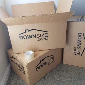 Three moving boxes